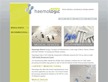 Tablet Screenshot of haemologic.com.au